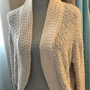 Open cardigan. Ivory. NWOT